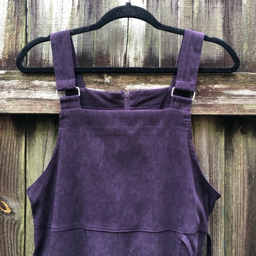 Eric Charles Vintage Smock Dress Pinafore Jumper Size M Purple - Picture 2 of 13
